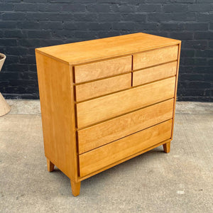 Mid-Century Modern Birch Highboy Dresser by Russell Weight, c.1960’s