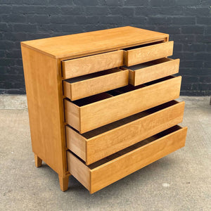 Mid-Century Modern Birch Highboy Dresser by Russell Weight, c.1960’s