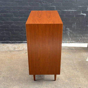 Mid-Century Danish Modern Teak Highboy Bachelors Dresser, c.1950’s