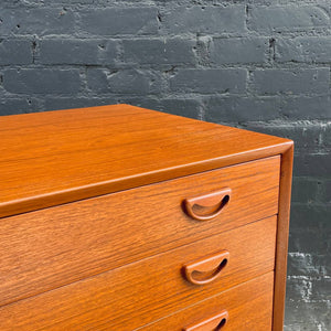 Mid-Century Danish Modern Teak Highboy Bachelors Dresser, c.1950’s