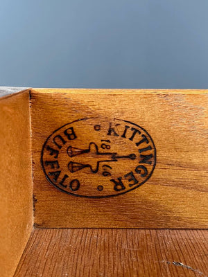 English Regency Style Rosewood & Brass Campaign Desk, c.1950’s