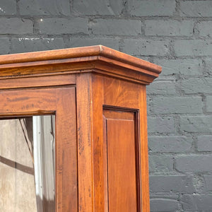 American Antique Mission Carved Display Bookcase Shelf, c.1980’s