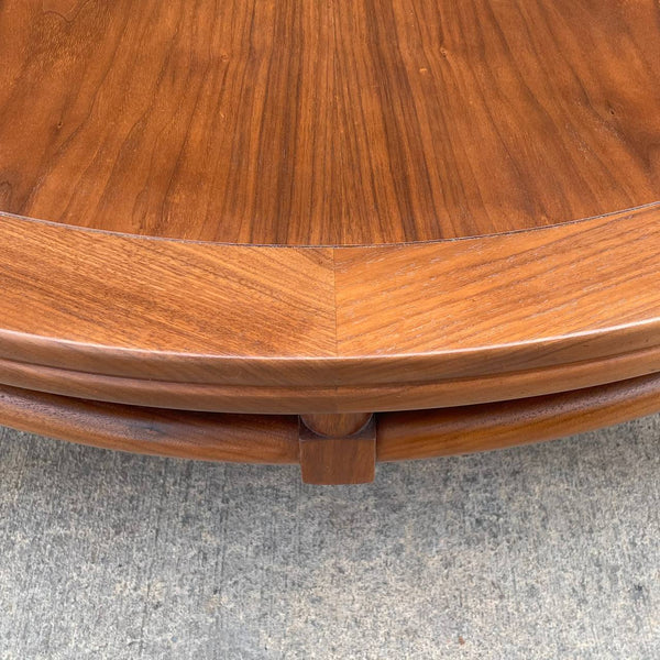 Mid-Century Modern Walnut around Coffee Table by Henderson Heritage, c.1960’s