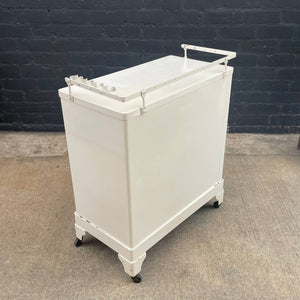 Antique Art Deco Medical Storage Steel Cabinet, c.1930’s
