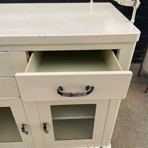 Antique Art Deco Medical Storage Steel Cabinet, c.1930’s