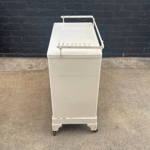 Antique Art Deco Medical Storage Steel Cabinet, c.1930’s
