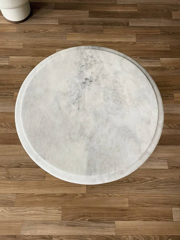 Iron & Marble Tassel Style Side Table
