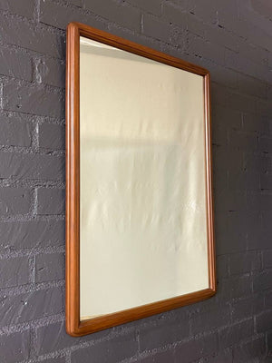 Mid-Century Modern Sculpted Walnut Mirror, c.1960’s
