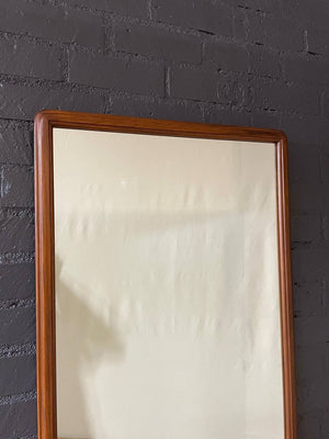 Mid-Century Modern Sculpted Walnut Mirror, c.1960’s