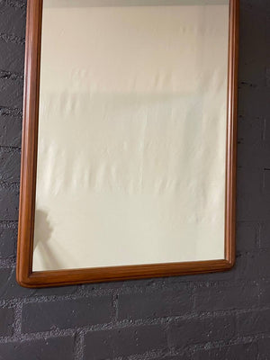 Mid-Century Modern Sculpted Walnut Mirror, c.1960’s
