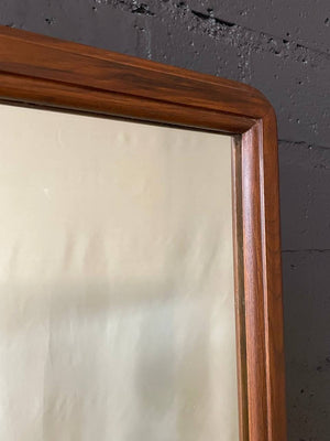 Mid-Century Modern Sculpted Walnut Mirror, c.1960’s