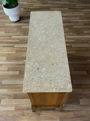 Mid-Century Modern Credenza with Stone Top, c.1960’s