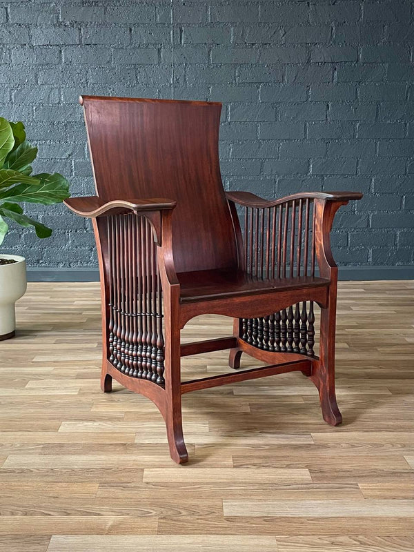 American Empire Style Bentwood & Spindle Armchair, c.1940’s