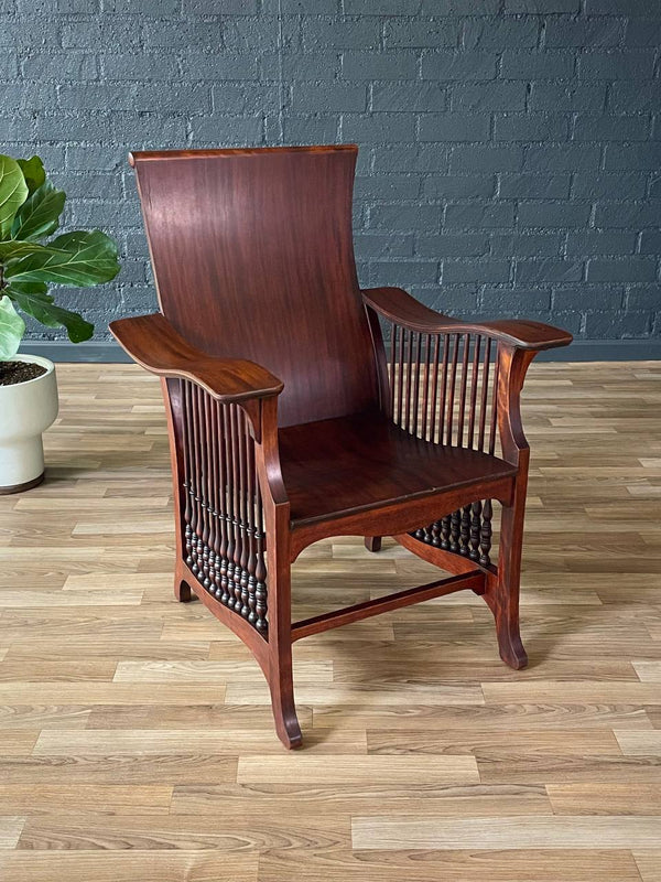 American Empire Style Bentwood & Spindle Armchair, c.1940’s