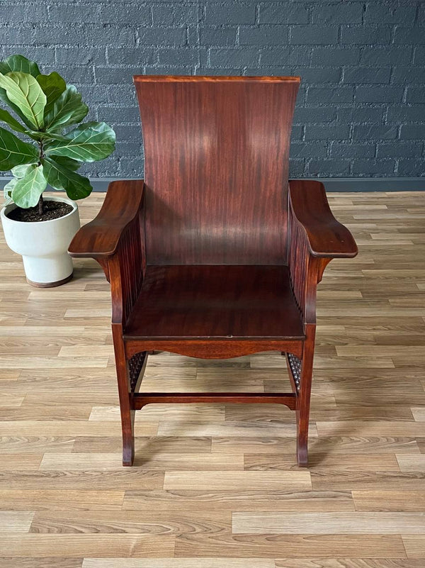 American Empire Style Bentwood & Spindle Armchair, c.1940’s