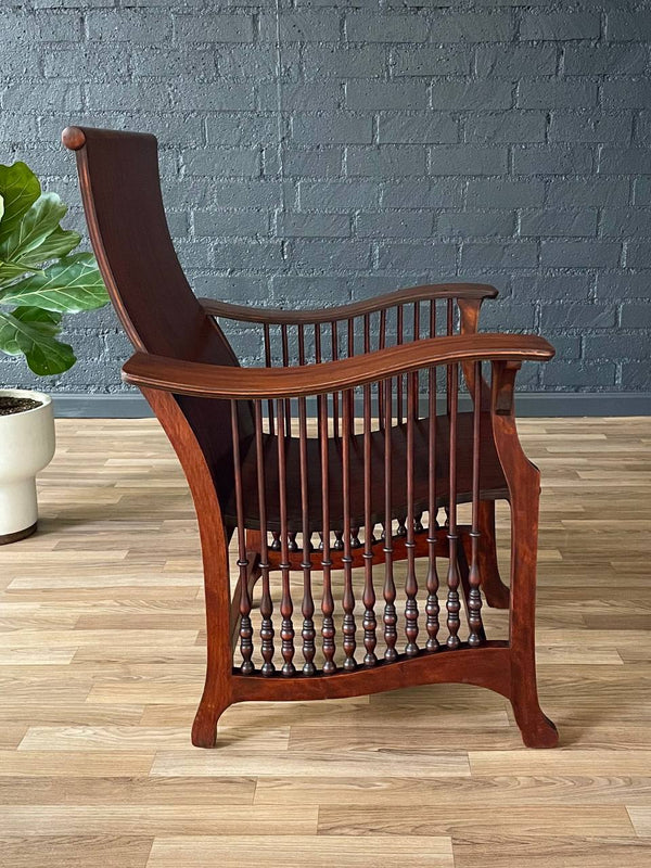 American Empire Style Bentwood & Spindle Armchair, c.1940’s