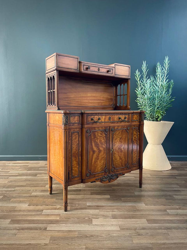 Antique French Louis XVI Style Sideboard Rustic Farmhouse, c.1930’s