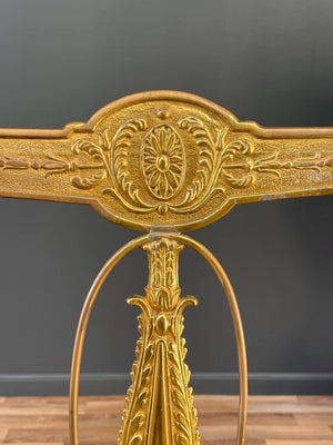 Italian Chiavari Brass Accent Chair, c.1950’s