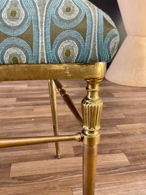 Italian Chiavari Brass Accent Chair, c.1950’s