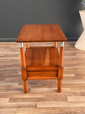 Mid-Century Modern Solid Cherry Side Table Willet Furniture