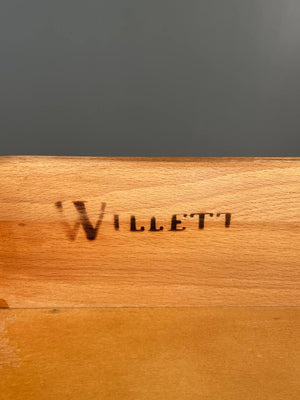 Mid-Century Modern Solid Cherry Side Table Willet Furniture