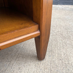 Mid-Century Modern Sculpted Walnut Night Stand, c.1960’s