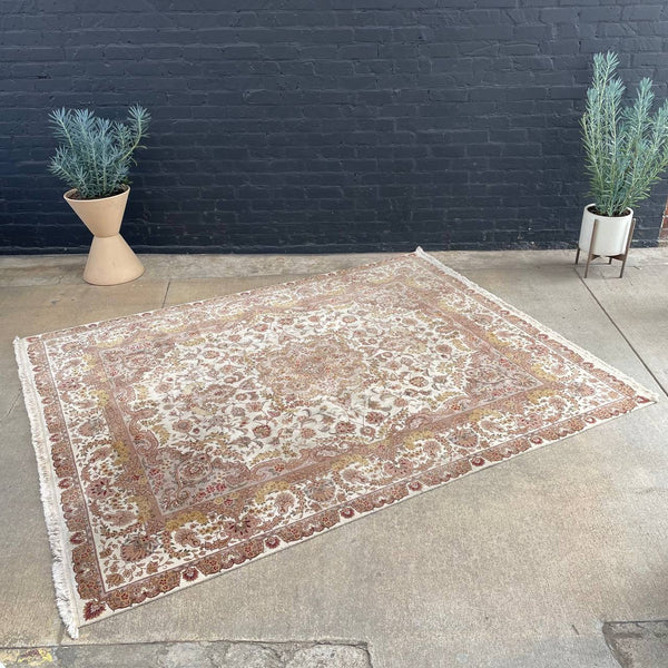 Large Vintage Persian Oriental Wool Carpet Rug, c.1960’s