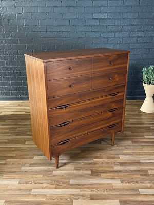 Mid-Century Modern Walnut Highboy Dresser by Hooker, c.1960’s