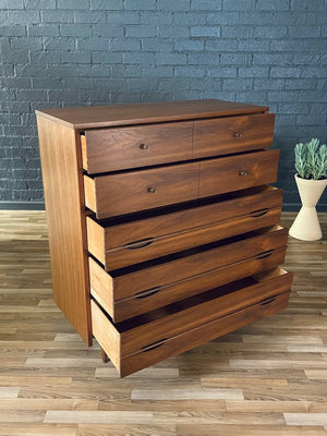 Mid-Century Modern Walnut Highboy Dresser by Hooker, c.1960’s