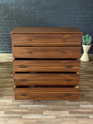 Mid-Century Modern Walnut Highboy Dresser by Hooker, c.1960’s