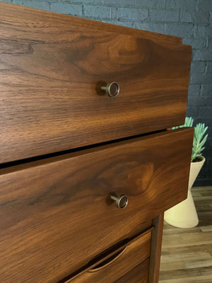 Mid-Century Modern Walnut Highboy Dresser by Hooker, c.1960’s