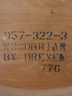 Mid-Century Modern Expanding Two-Tone Dining Table by Drexel, c.1960’s