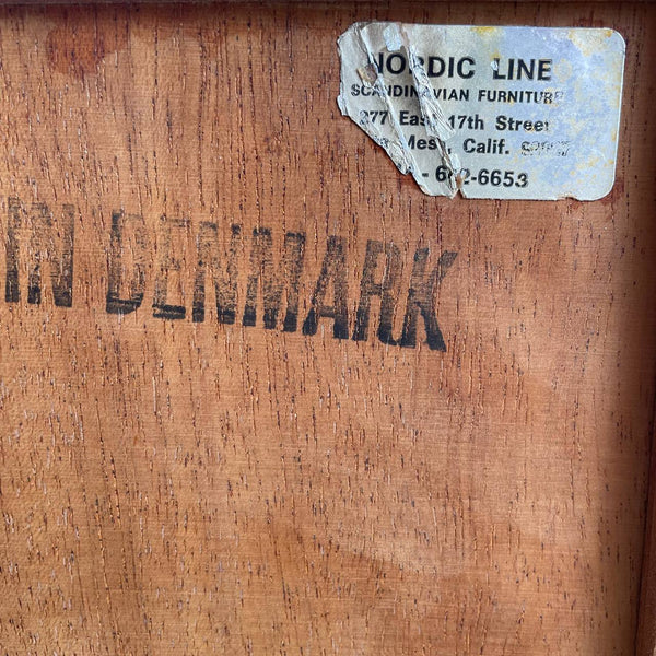 Danish Modern Teak & Glass Bookcase Credenza, c.1960’s