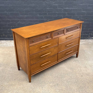 Mid-Century Modern 9-Drawer Walnut Dresser, c.1960’s