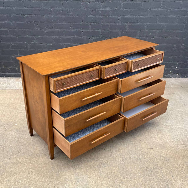 Mid-Century Modern 9-Drawer Walnut Dresser, c.1960’s