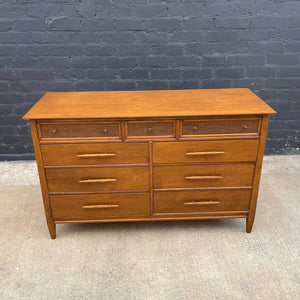 Mid-Century Modern 9-Drawer Walnut Dresser, c.1960’s