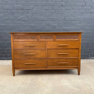 Mid-Century Modern 9-Drawer Walnut Dresser, c.1960’s