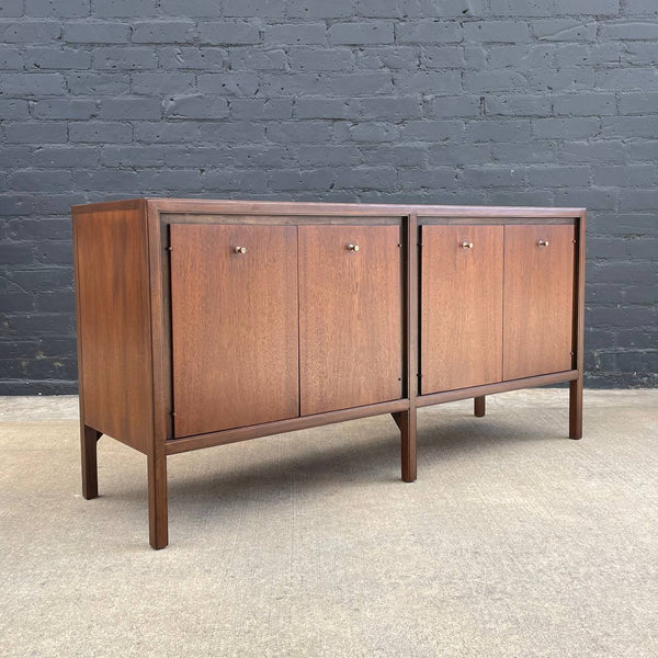 Mid-Century Modern Walnut Credenza with Drawers, c.1960’s