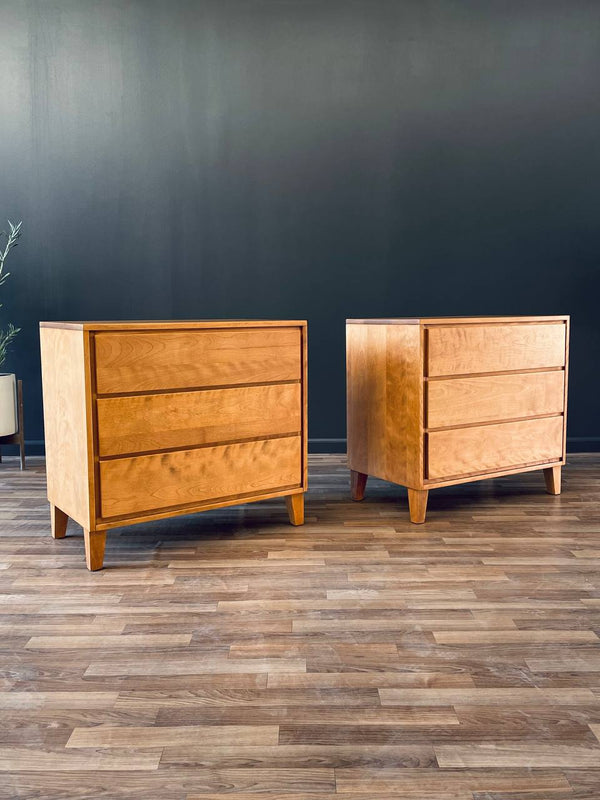 Pair of Mid-Century Modern Dressers by Russel Wright for Conant Ball, c.1950’s