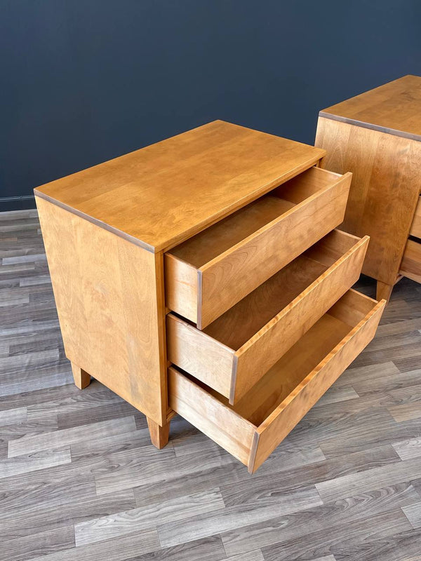 Pair of Mid-Century Modern Dressers by Russel Wright for Conant Ball, c.1950’s