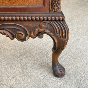 Antique French Louis XVI Carved Wood Twin Size Bed Frame, 1940’s