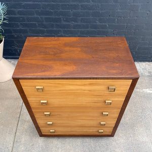 Mid-Century Modern Walnut & Oak Highboy Dresser, c.1960’s