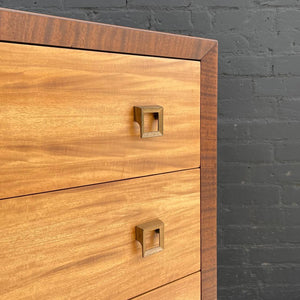 Mid-Century Modern Walnut & Oak Highboy Dresser, c.1960’s