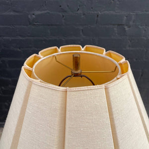 Mid-Century Modern Ceramic and Walnut Table Lamp, c.1960’s