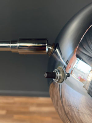 Mid-Century Modern Articulating Chrome Orb Floor Lamp, c.1960’s
