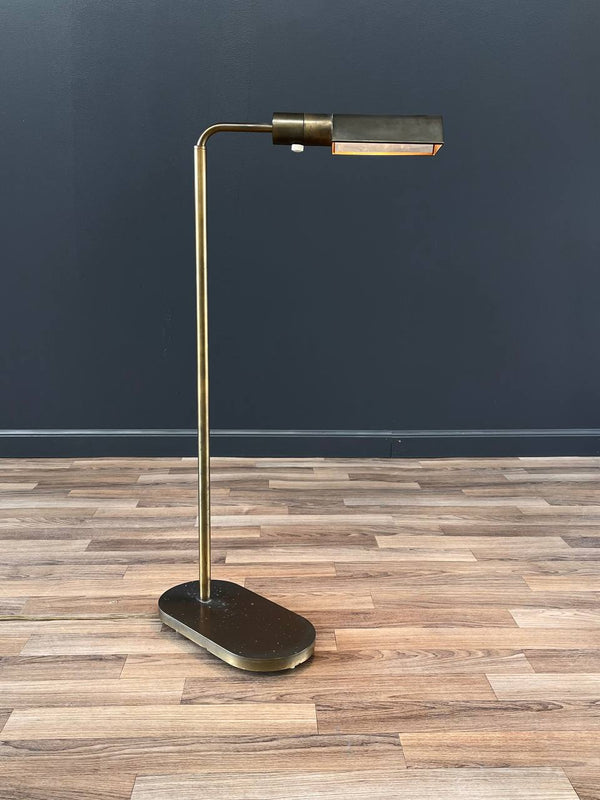 Mid-Century Modern Articulating Brass Floor Lamp by Casella, c.1970’s