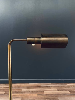 Mid-Century Modern Articulating Brass Floor Lamp by Casella, c.1970’s