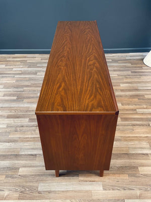 Mid-Century Modern Walnut Credenza by Merton Gershun for Dillingham, c.1950’s