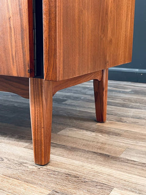 Mid-Century Modern Walnut Credenza by Merton Gershun for Dillingham, c.1950’s