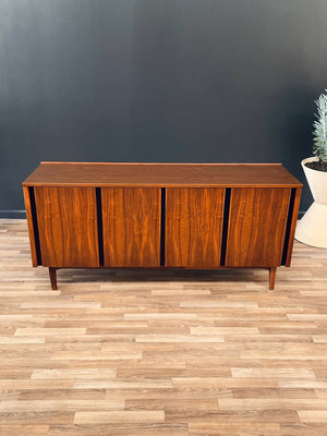 Mid-Century Modern Walnut Credenza by Merton Gershun for Dillingham, c.1950’s